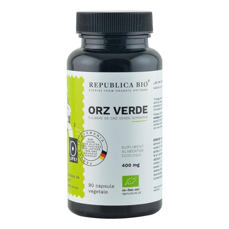 Ce este orzul verde ecologic și cum ajută la îmbunătățirea sănătății?