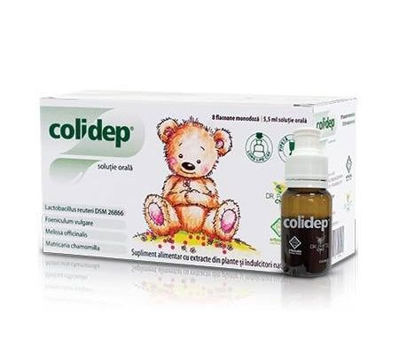 Cum ajută Colidep soluția la calmarea colicilor și durerilor abdominale la sugari?