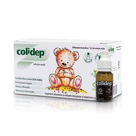 Cum ajută Colidep soluția la calmarea colicilor și durerilor abdominale la sugari?