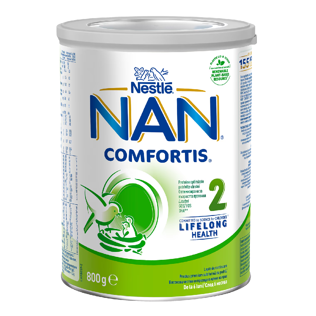 Cum ajută formula de lapte praf NAN Comfortis dezvoltarea bebelușului tău?