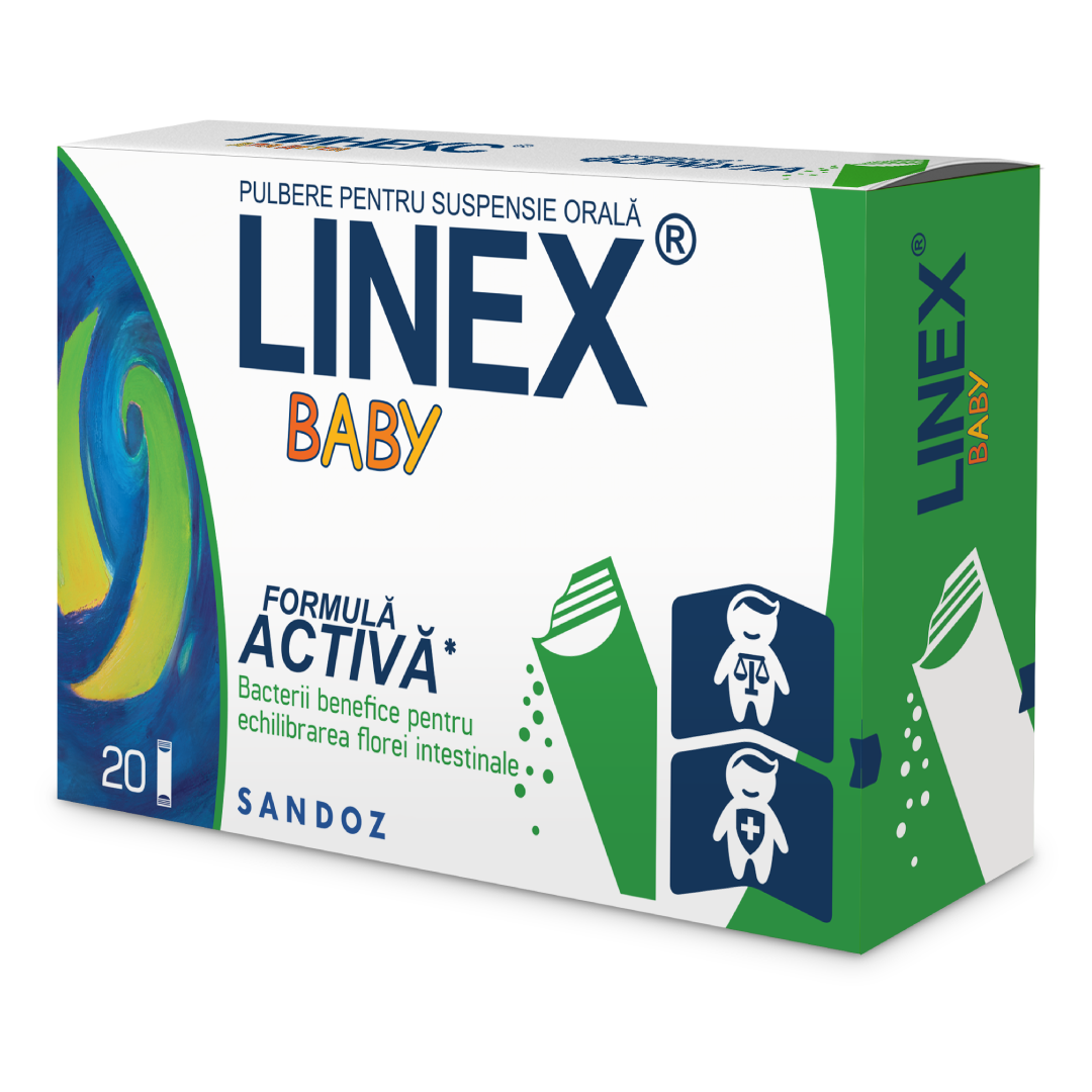 Ce este Linex Baby și cum ajută la sănătatea burticii copiilor?