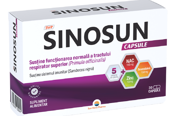Ce este Sinosun și cum ajută la reducerea simptomelor sinuzitei?