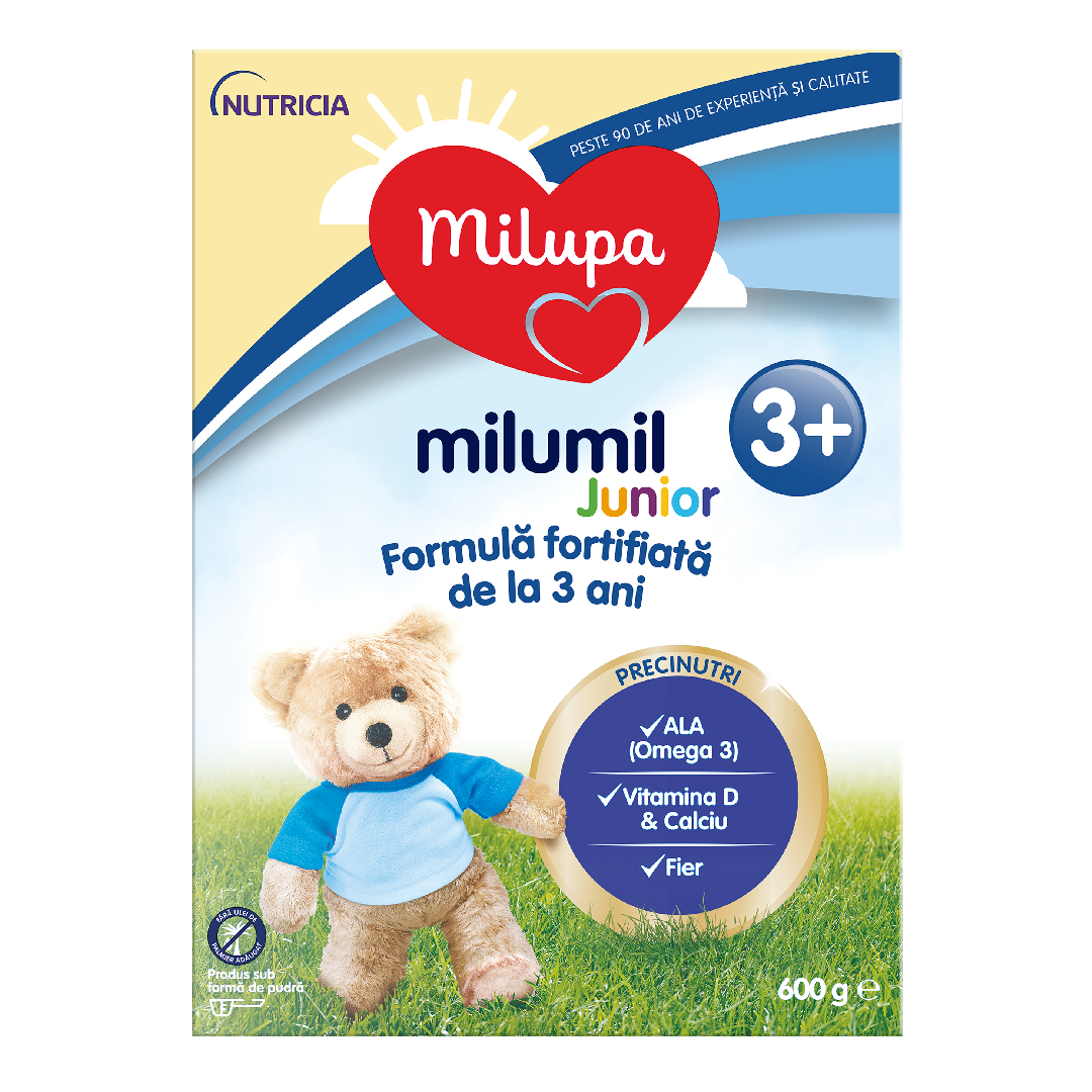 Ce beneficii aduce laptele praf Milumil Junior pentru sănătatea copilului tău?