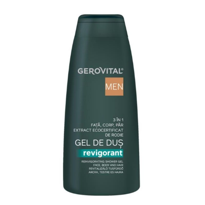 Ce este gelul de dus 3in1 care revigorează și îngrijeste pielea bărbaților?