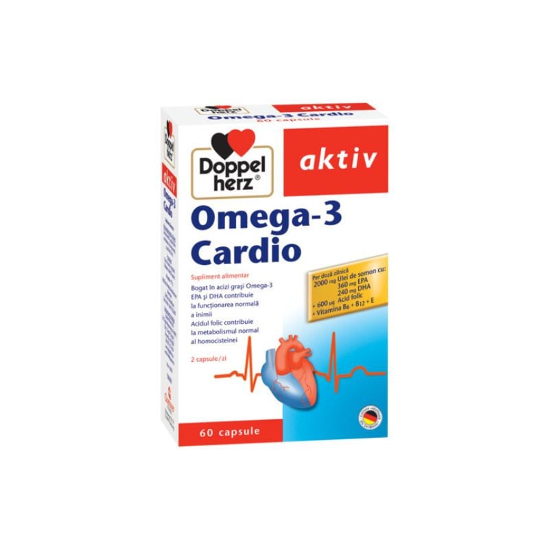 Ce este Omega-3 Cardio și cum te ajută să ai o inimă sănătoasă?