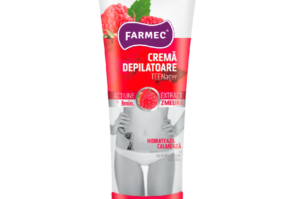 Ce este crema depilatoare cu extract de zmeură și cum ajută adolescenții?